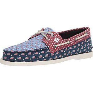 Sperry x vineyard vines Men's Americana Authentic Original Patchwork Boat Shoe